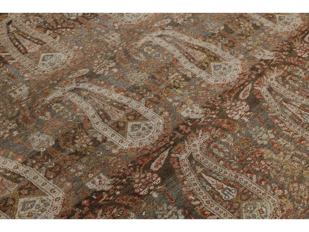 Antique Sultanabad Wool Rug 8 X 19