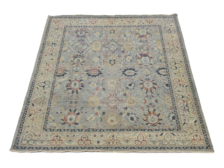Modern Oushak Wool Rug 11 X 15