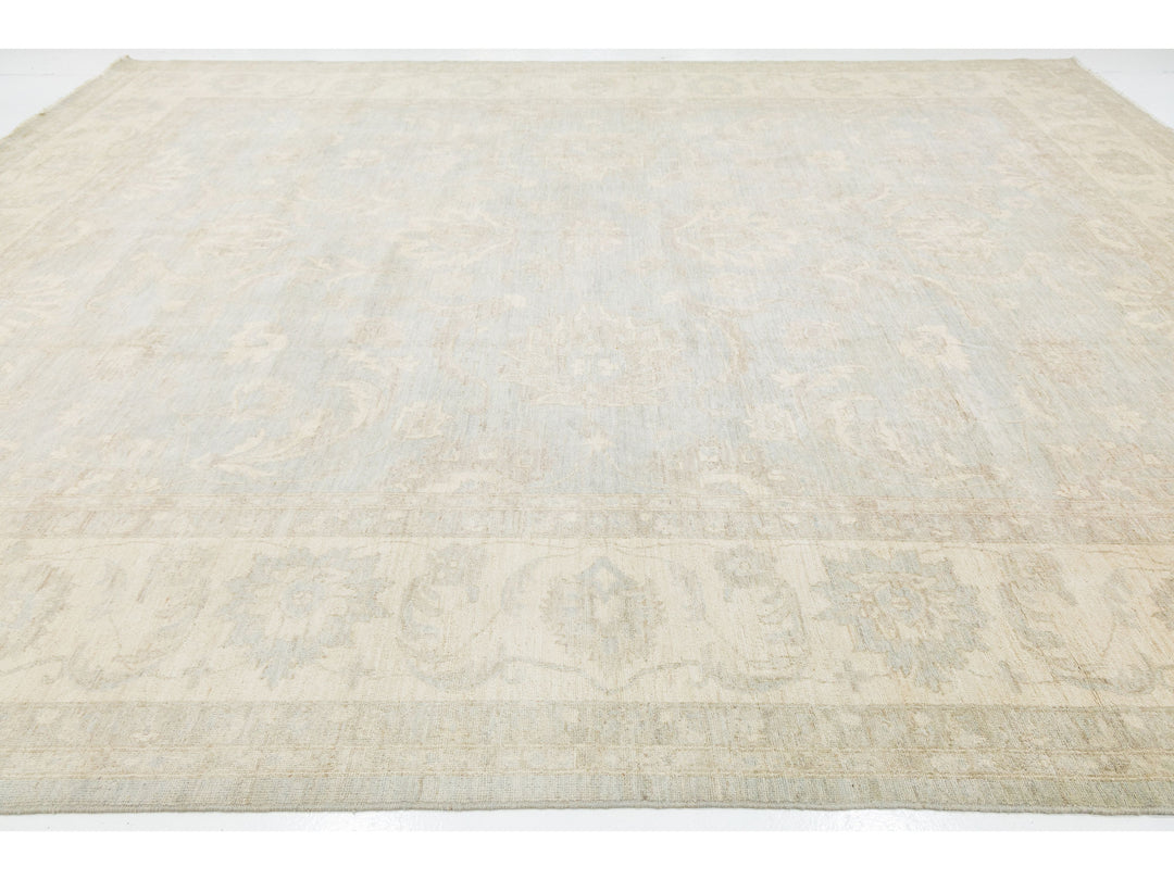 Modern Peshawar Wool Rug 12 X 15