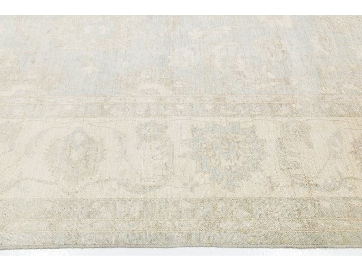 Modern Peshawar Wool Rug 12 X 15