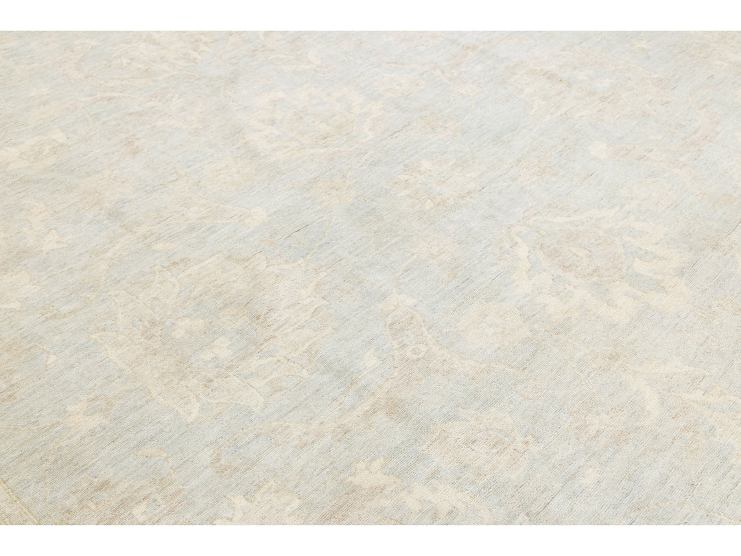 Modern Peshawar Wool Rug 12 X 15