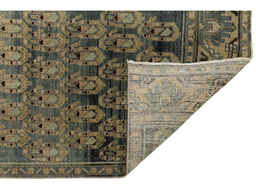 Antique Malayer Wool Runner 3 X 17