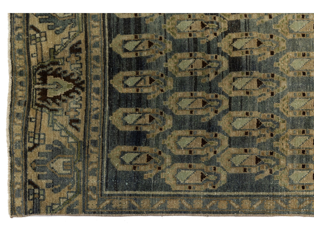 Antique Malayer Wool Runner 3 X 17