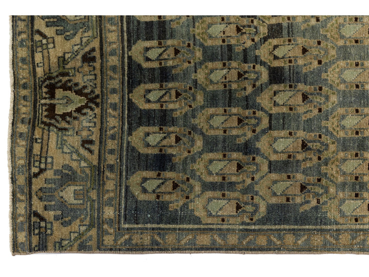 Antique Malayer Wool Runner 3 X 17