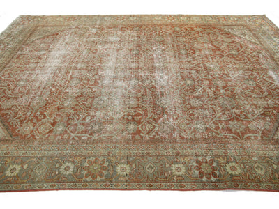 Antique Mahal Wool Rug 8 X 12