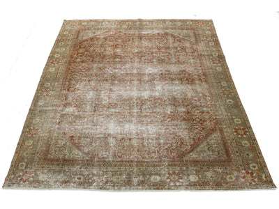 Antique Mahal Wool Rug 8 X 12