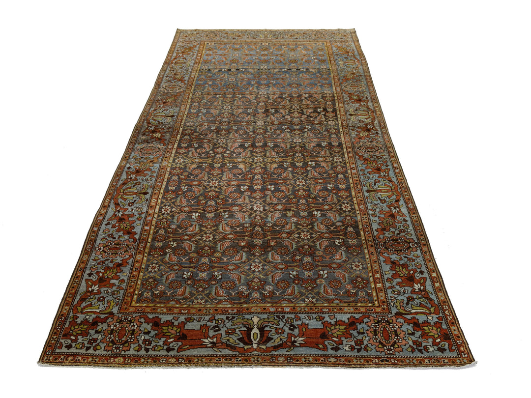 Antique Malayer Wool Rug 7 X 16