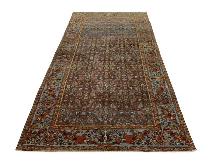Antique Malayer Wool Rug 7 X 16
