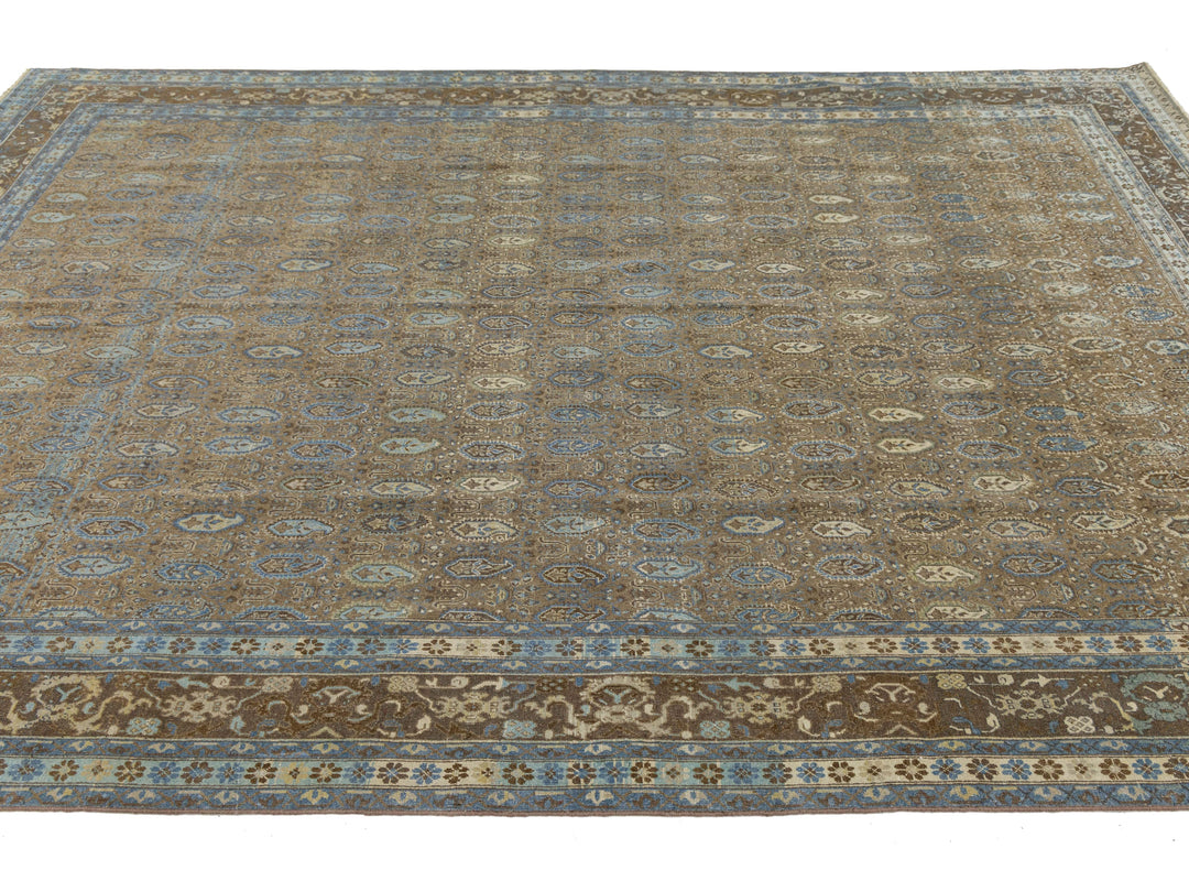 Antique Agra Wool Rug 7 X 10