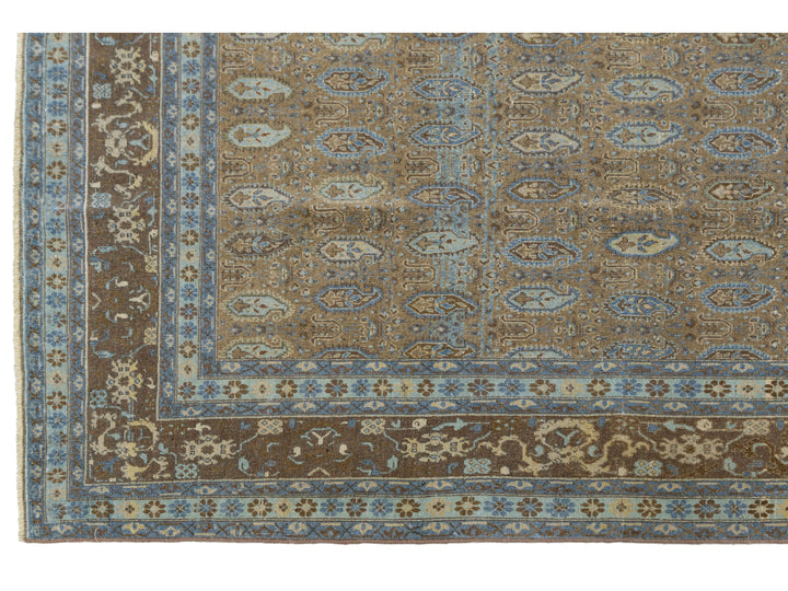 Antique Agra Wool Rug 7 X 10
