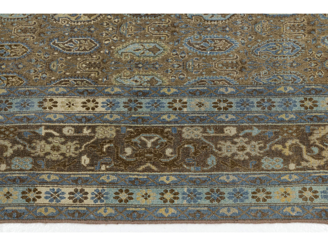 Antique Agra Wool Rug 7 X 10