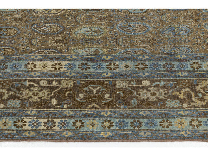 Antique Agra Wool Rug 7 X 10