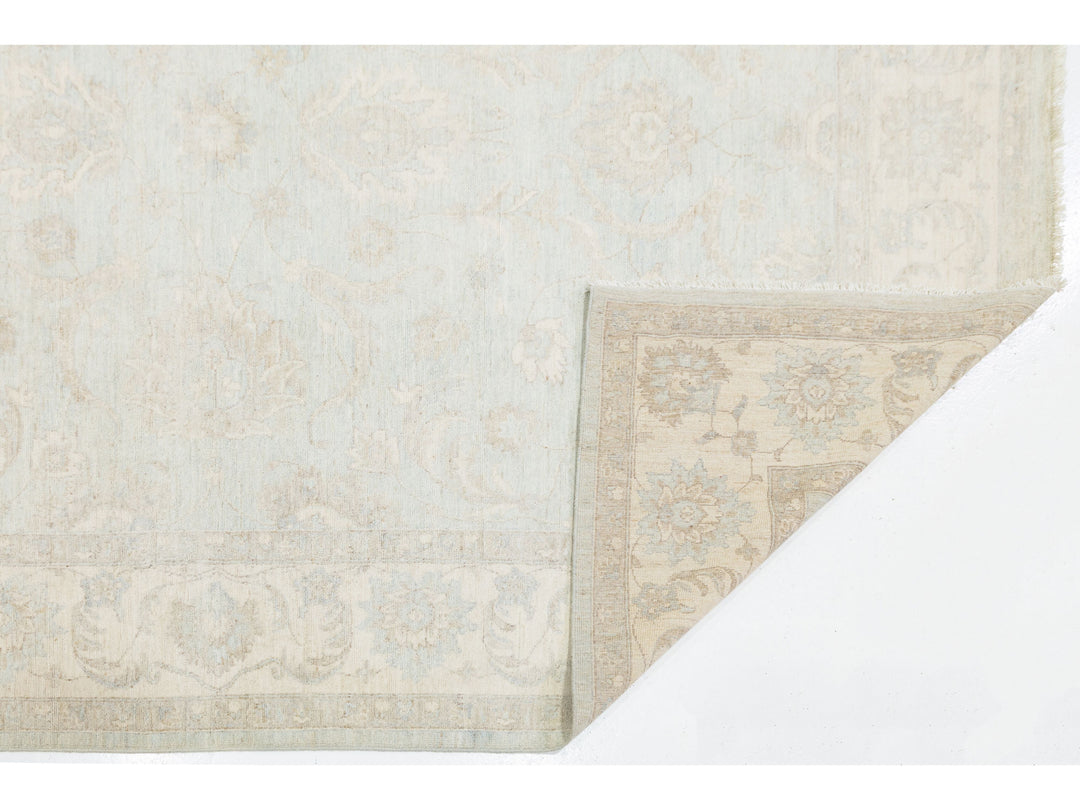 Modern Peshawar Wool Rug 9 X 12