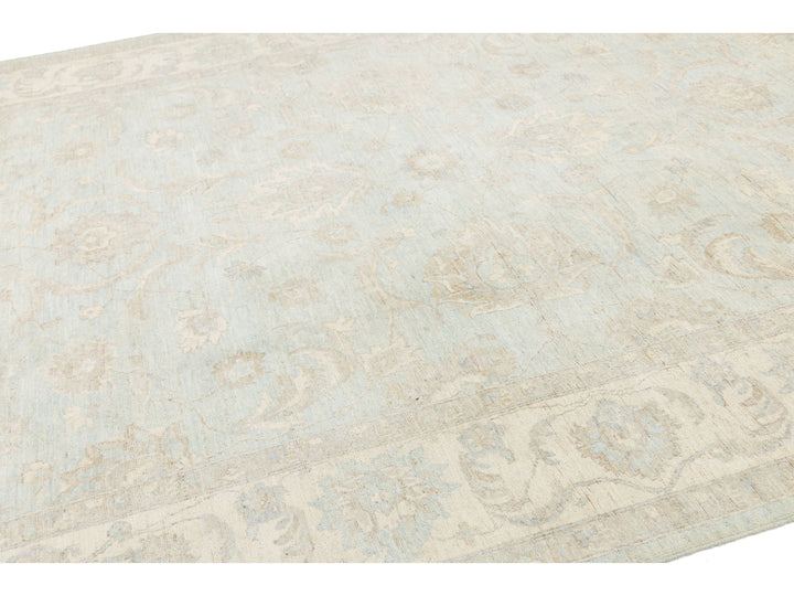 Modern Peshawar Wool Rug 9 X 12