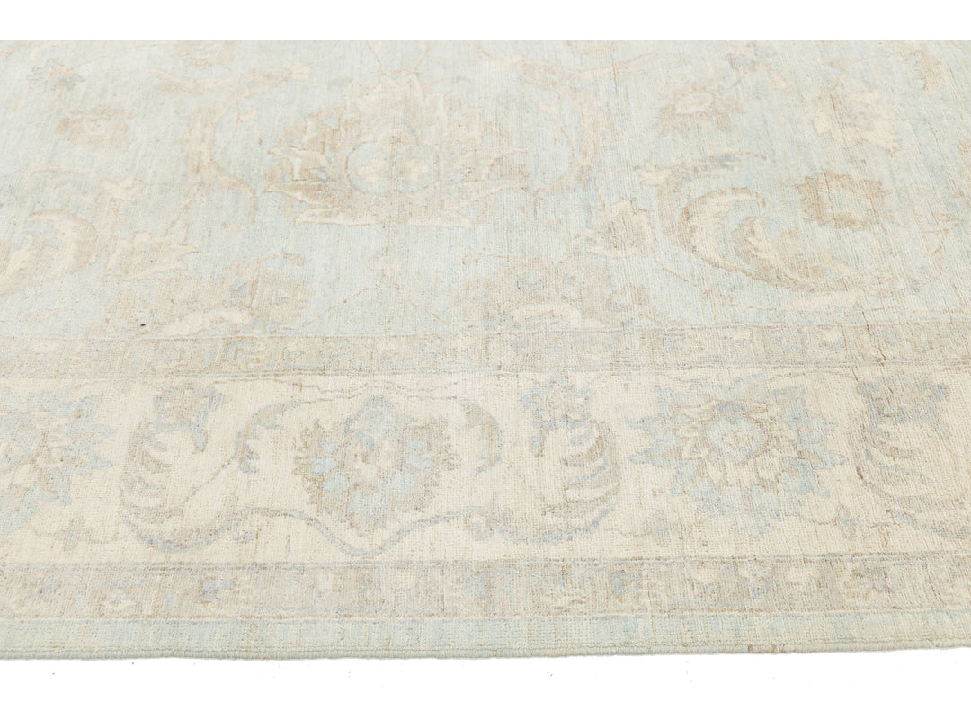Modern Peshawar Wool Rug 9 X 12