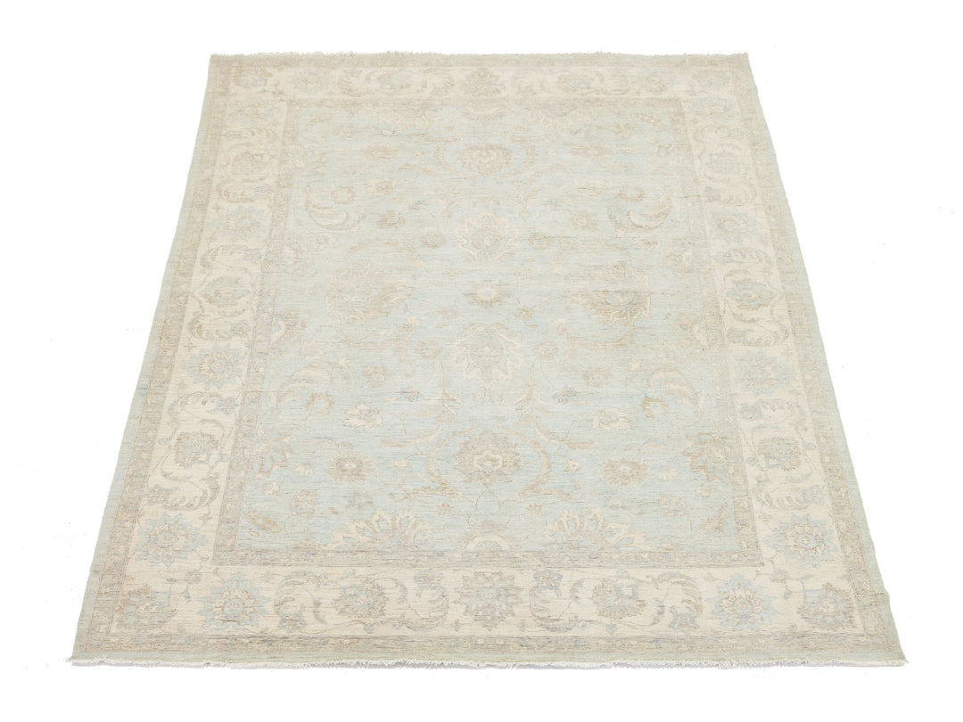 Modern Peshawar Wool Rug 9 X 12
