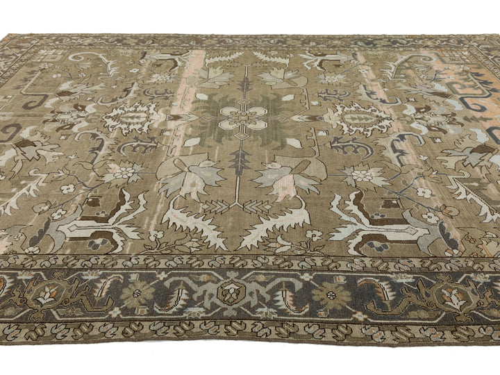 Antique Malayer Wool Rug 12 X 15