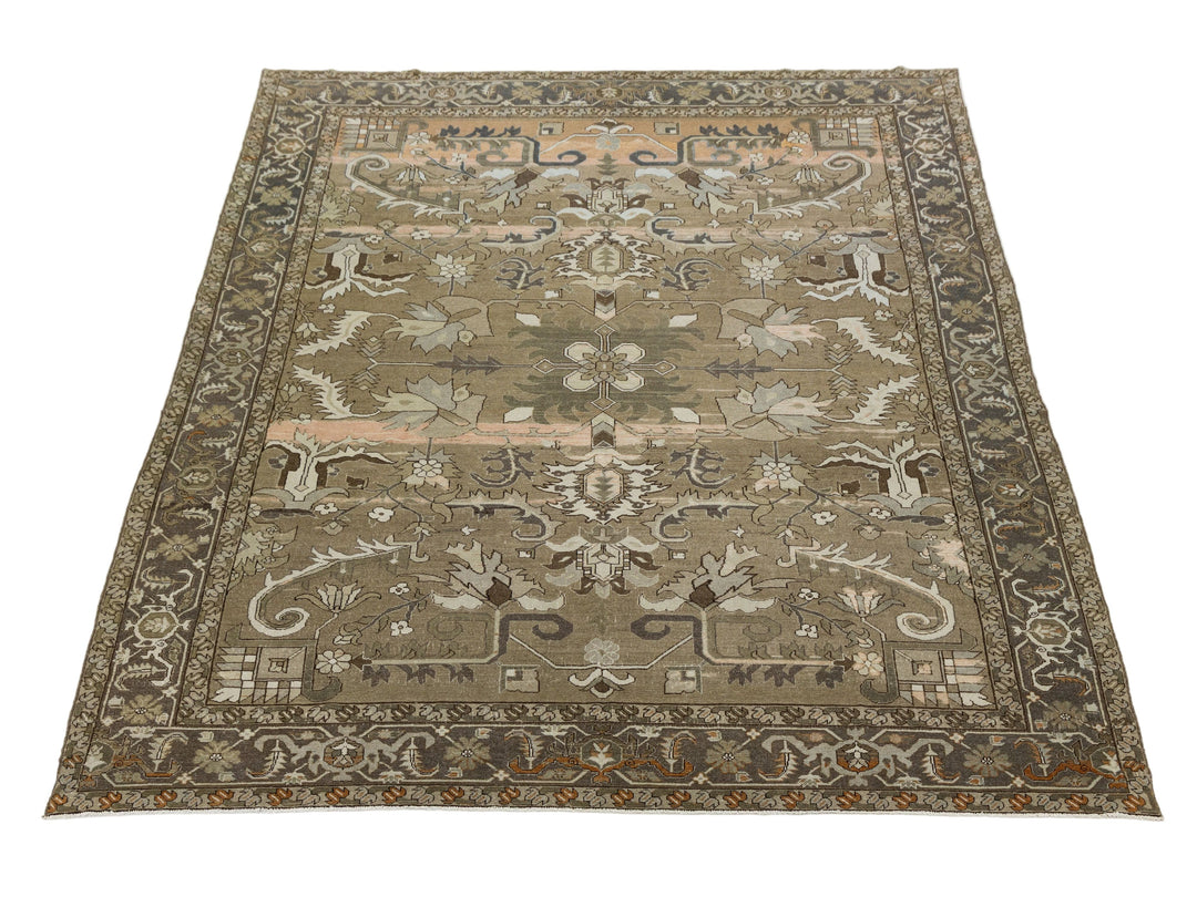 Antique Malayer Wool Rug 12 X 15