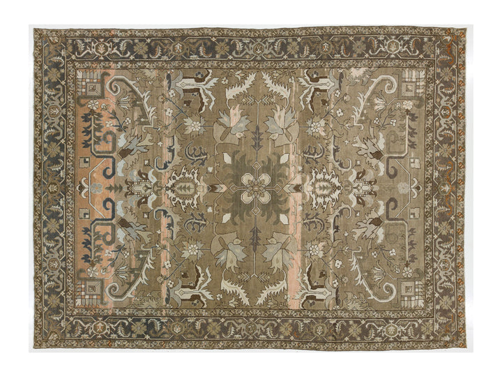 Antique Malayer Wool Rug 12 X 15