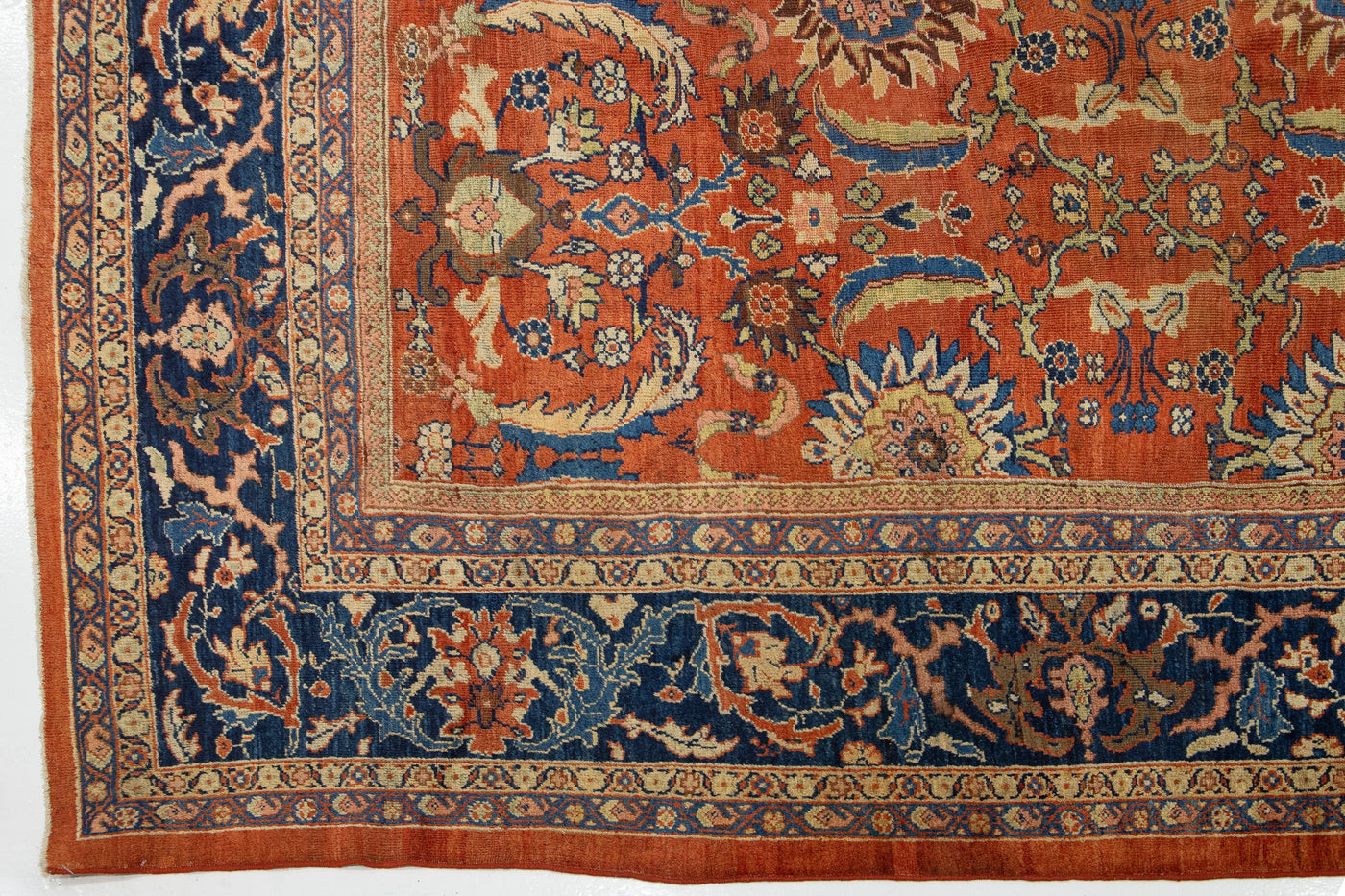 Antique Persian Sultanabad Wool Rug 11 X 16