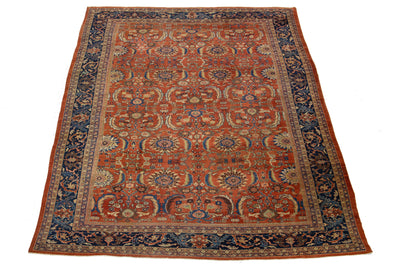 Antique Persian Sultanabad Wool Rug 11 X 16