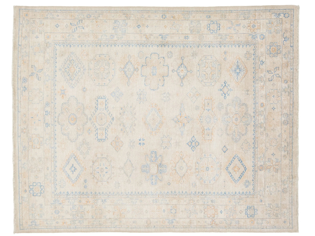 Modern Peshawar Wool Rug 8 X 10