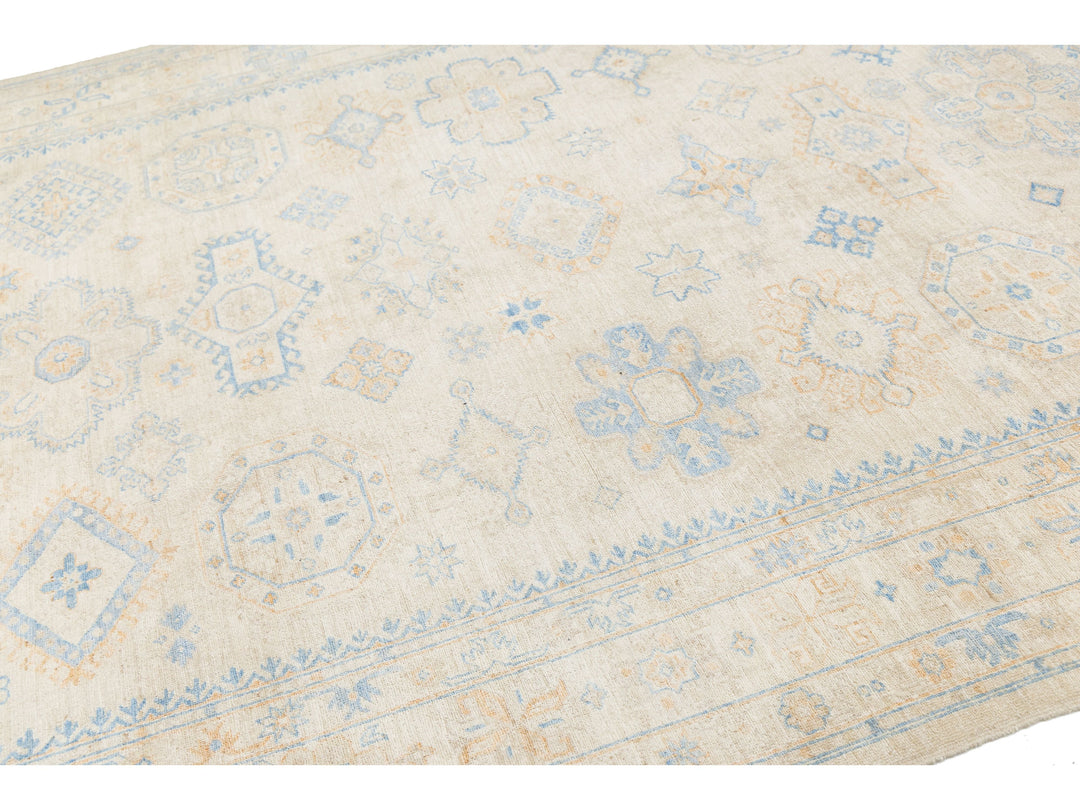 Modern Peshawar Wool Rug 8 X 10