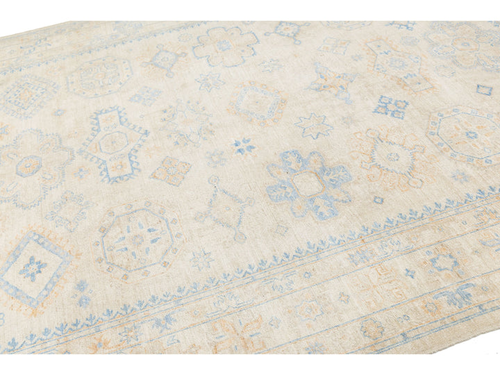 Modern Peshawar Wool Rug 8 X 10