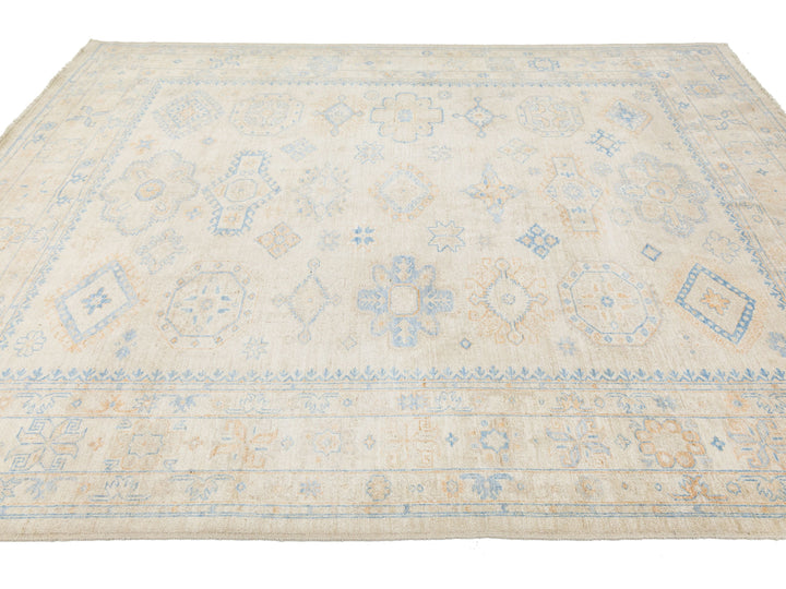 Modern Peshawar Wool Rug 8 X 10