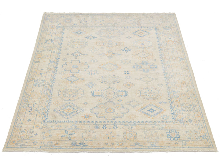 Modern Peshawar Wool Rug 8 X 10