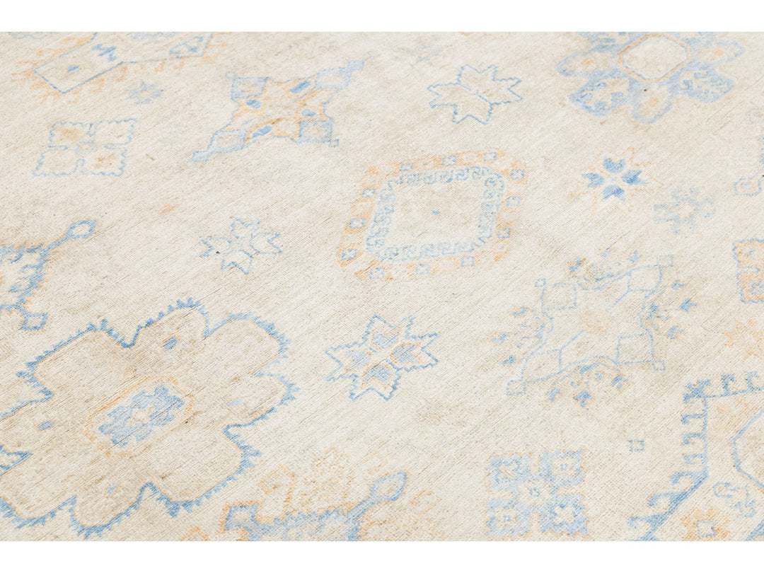 Modern Peshawar Wool Rug 8 X 10