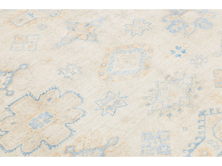 Modern Peshawar Wool Rug 8 X 10