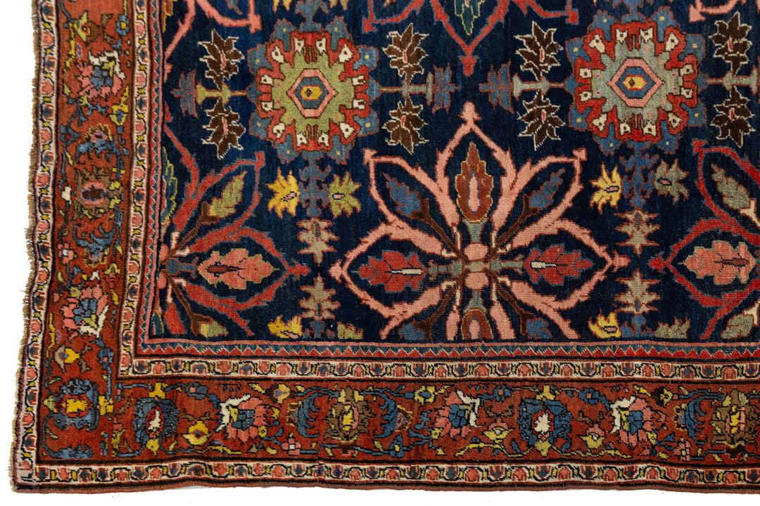 Antique Bidjar Wool Rug 8 X 14