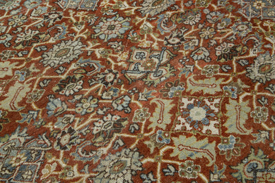 Antique Mahal Wool Rug 7 X 10