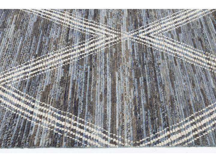 Modern Moroccan Wool Rug 8 X 10