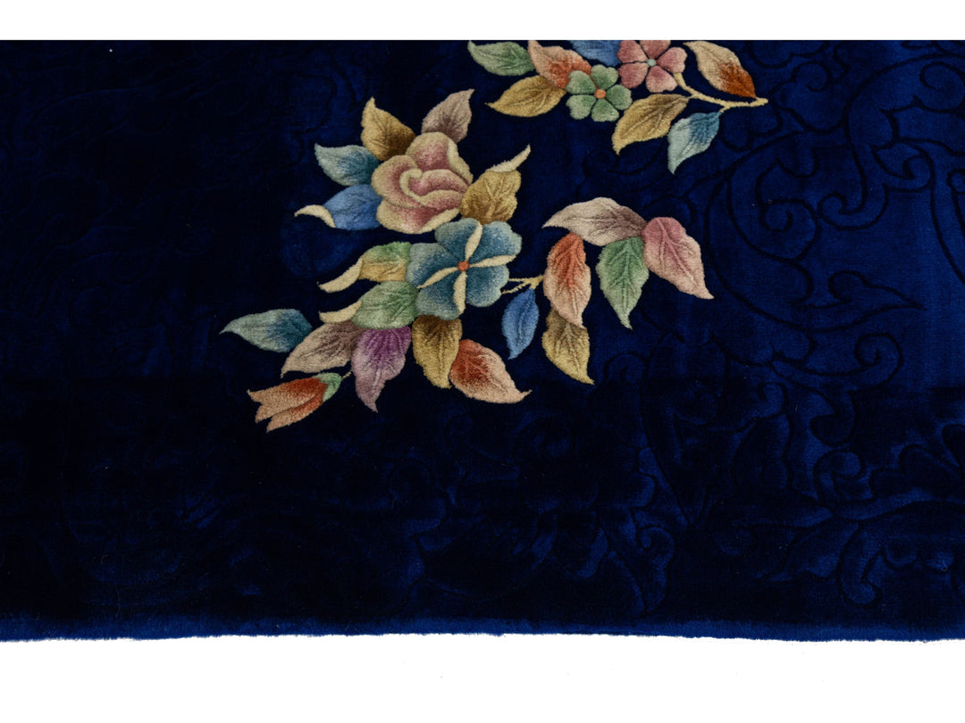 Antique Art Deco Chinese Rug 9 X 12