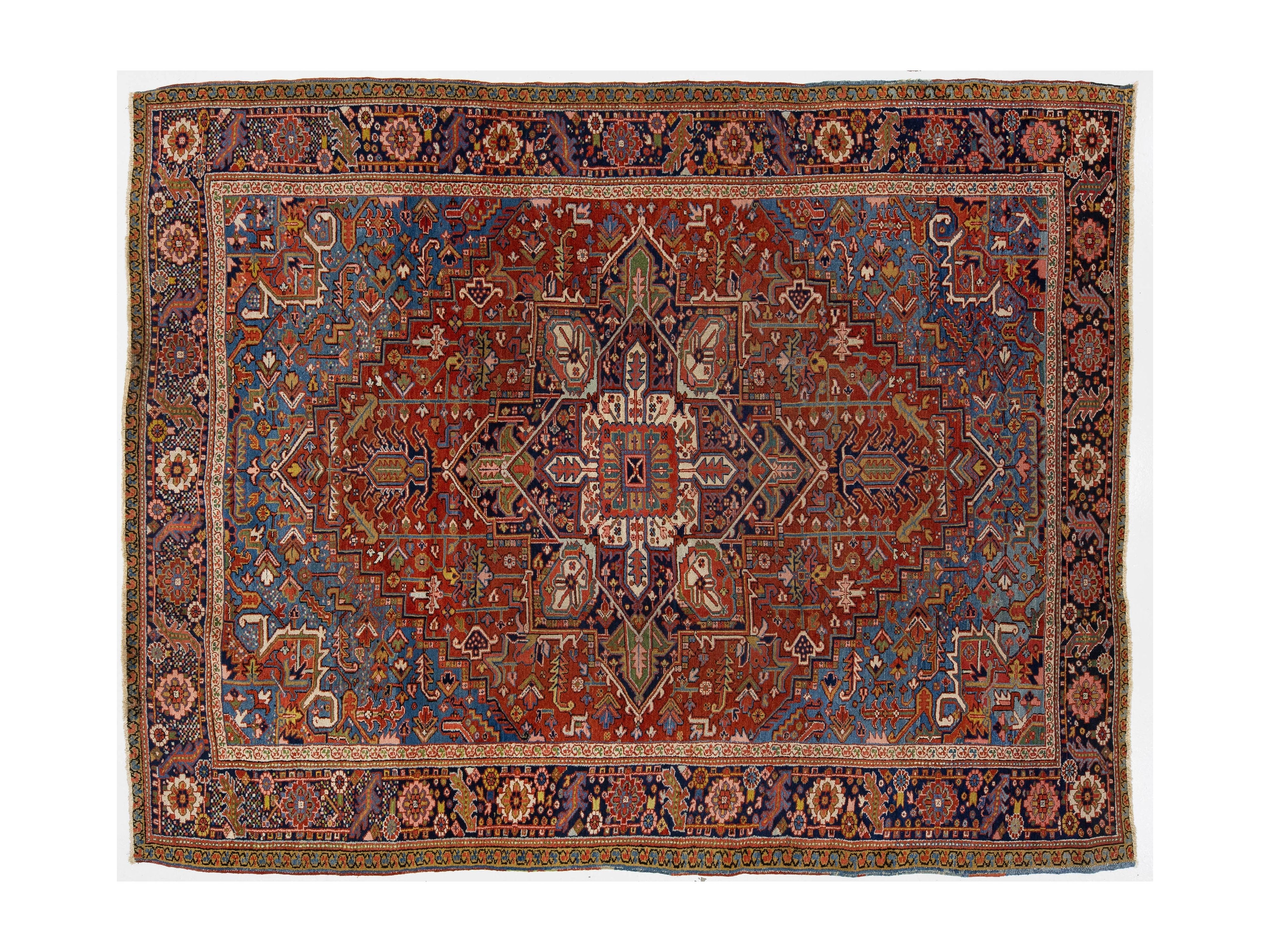 Antique Heriz Wool Rug 9 X 12 – Alexanders Artisan Rugs Official Website