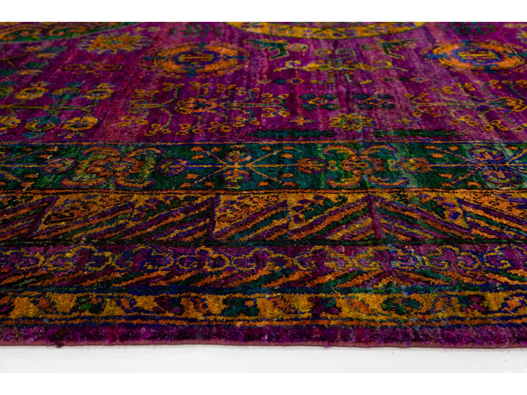 Modern Sari Silk Rug 9 X 12