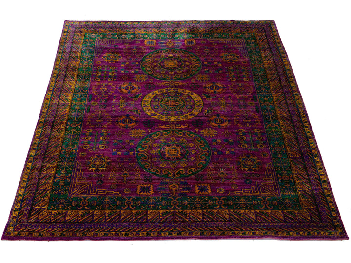 Modern Sari Silk Rug 9 X 12