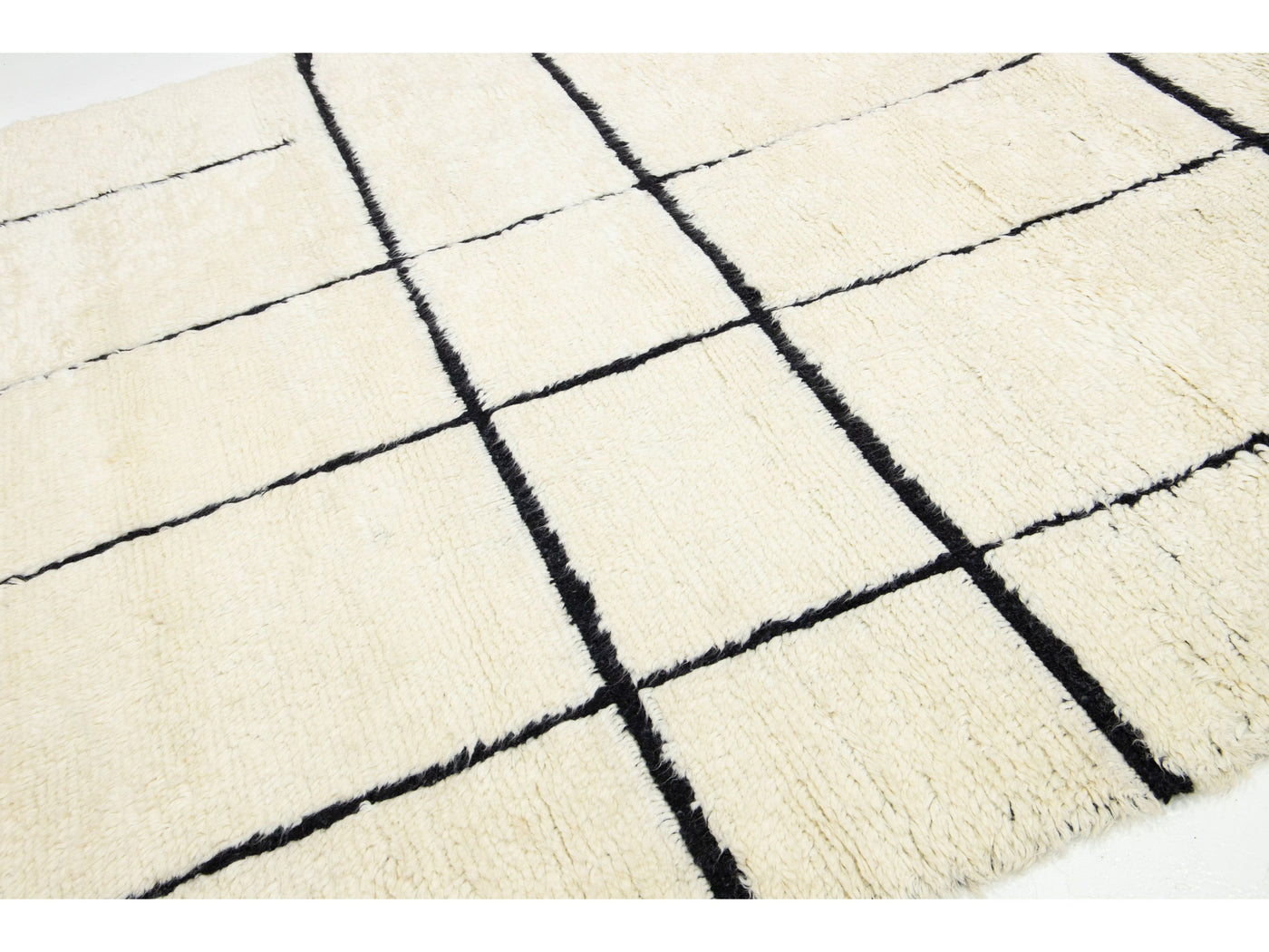 Modern Moroccan Wool Rug 8 X 10