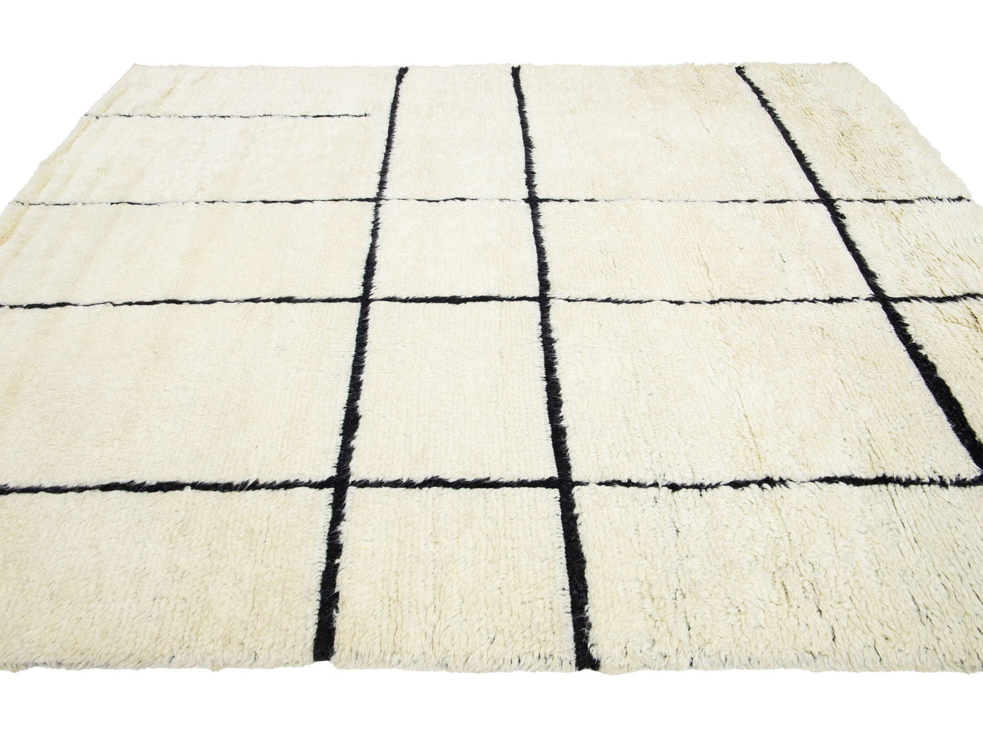 Modern Moroccan Wool Rug 8 X 10