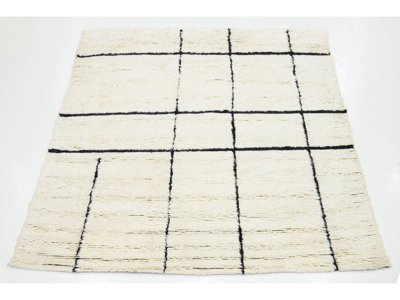 Modern Moroccan Wool Rug 8 X 10