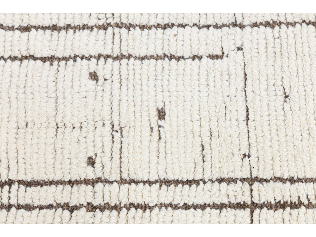 Modern Moroccan Wool Rug 10 X 15