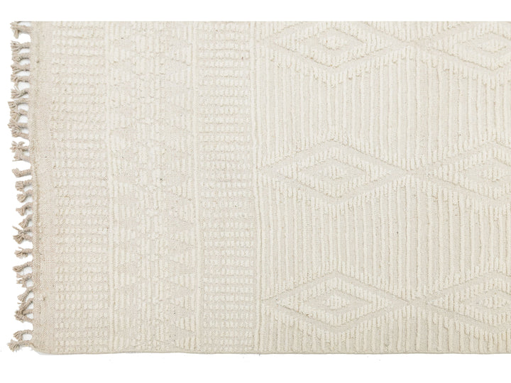 Modern Moroccan Wool Rug 10 X 14