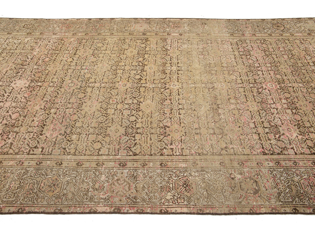 Antique Malayer Wool Runner 6 x 13