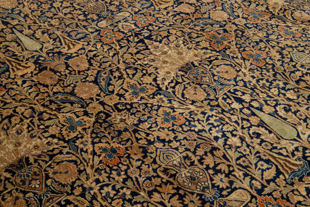 Antique Persian Khorasan Wool Rug 13 X 20
