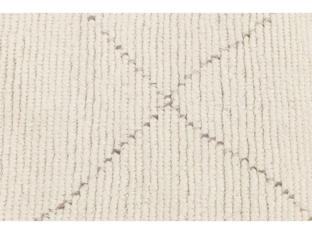 Modern Moroccan Wool Rug 12 X 15