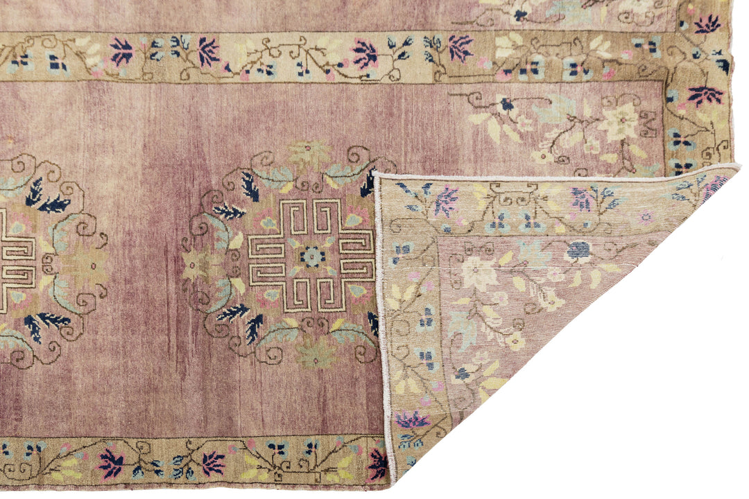 Vintage Turkish Kars Wool Rug 9 X 10