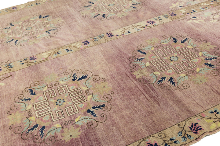 Vintage Turkish Kars Wool Rug 9 X 10