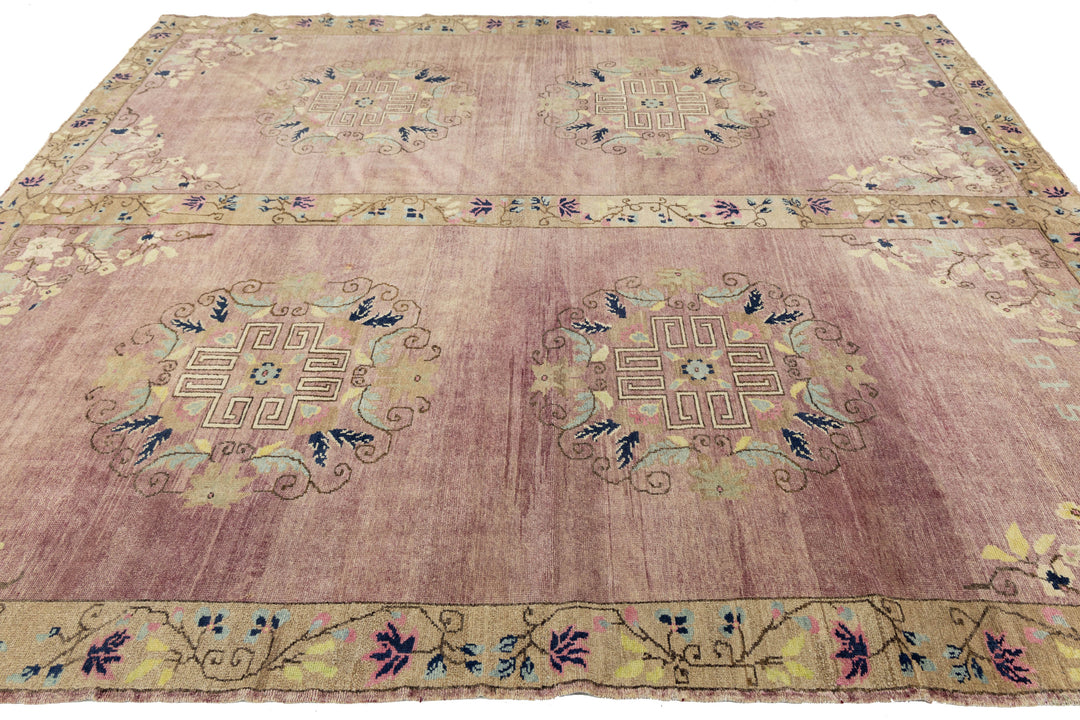 Vintage Turkish Kars Wool Rug 9 X 10